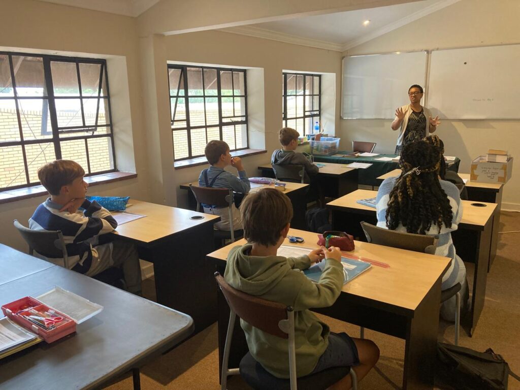 Older students in a lesson
